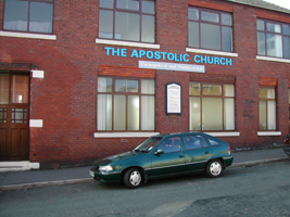 Apostolic Church at the edge of a Muslim Quarter